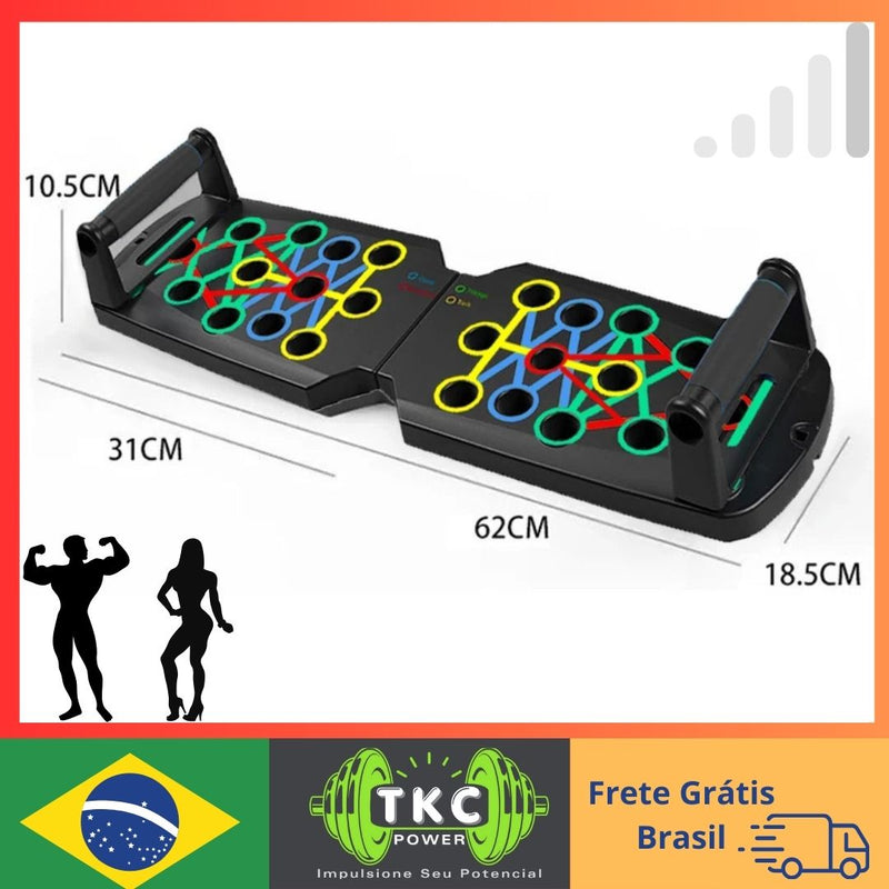 Equipamento Multifuncional de Treino –  Treine Peito, Abdômen, Braços e Costas em Qualquer Lugar!