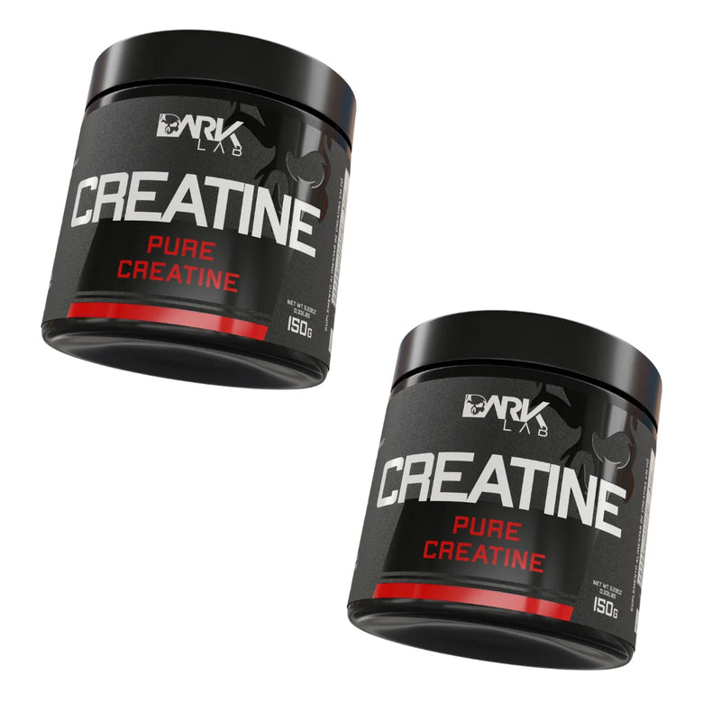 Kit Creatina Pura 2x150g Dark Lab – Potencialize Seus Resultados!