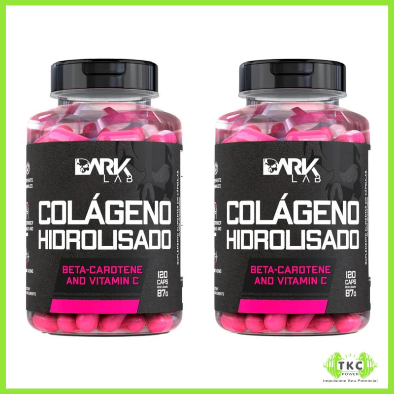 it 2x Colágenos Hidrolisados Tipo I e II Dark Lab (120 Cápsulas) – Saúde e Beleza de Dentro para Fora!