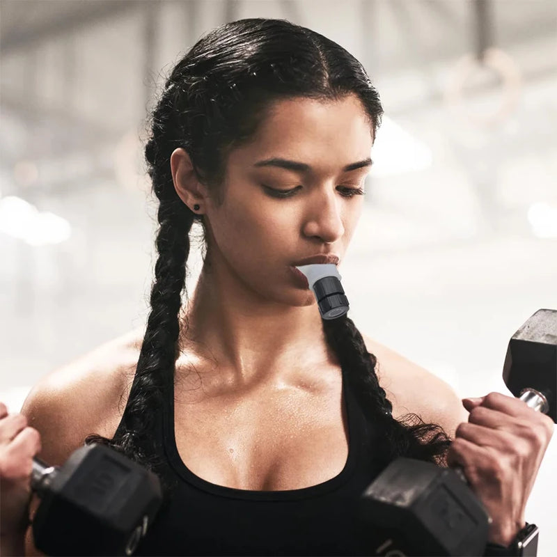 Treinador Respiratório Ajustável para Capacidade Pulmonar – Exercitador Durável de Fitness para Fortalecimento dos Pulmões e Respiração Profunda